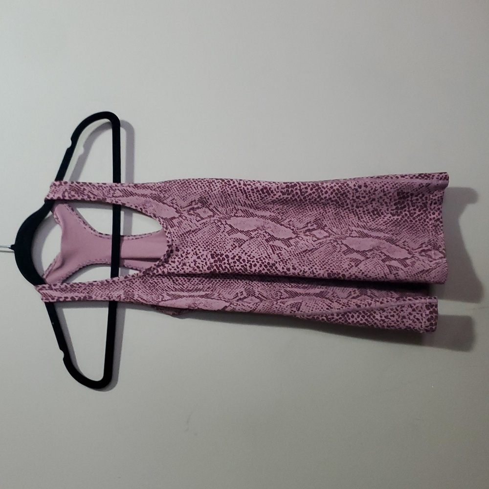 Lululemon Racerback Desert Snake Bark Berry Tank Size Xsmall